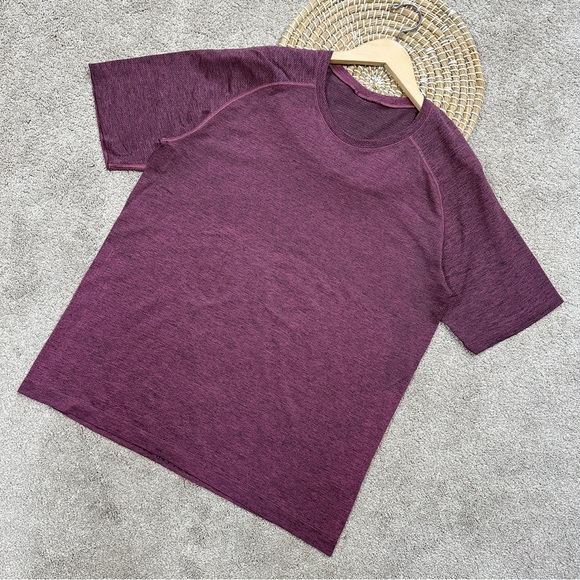 Lululemon Men’s Metal Vent Tech Shortsleeve Shirt 2.0 Gym in Pink Lychee XL - Picture 2 of 13